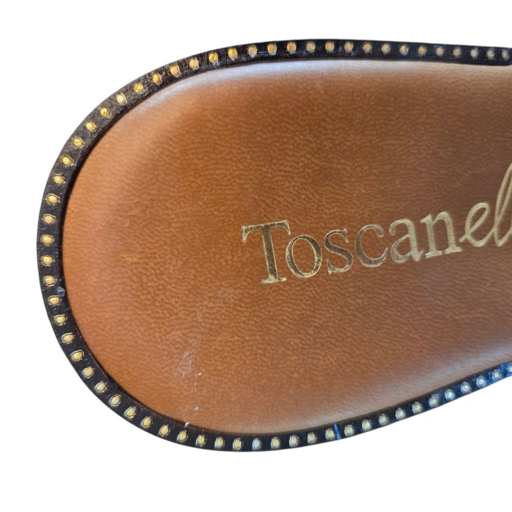 Toscanella Italian Made Flat Sandals White size 10 - Picture 7 of 16